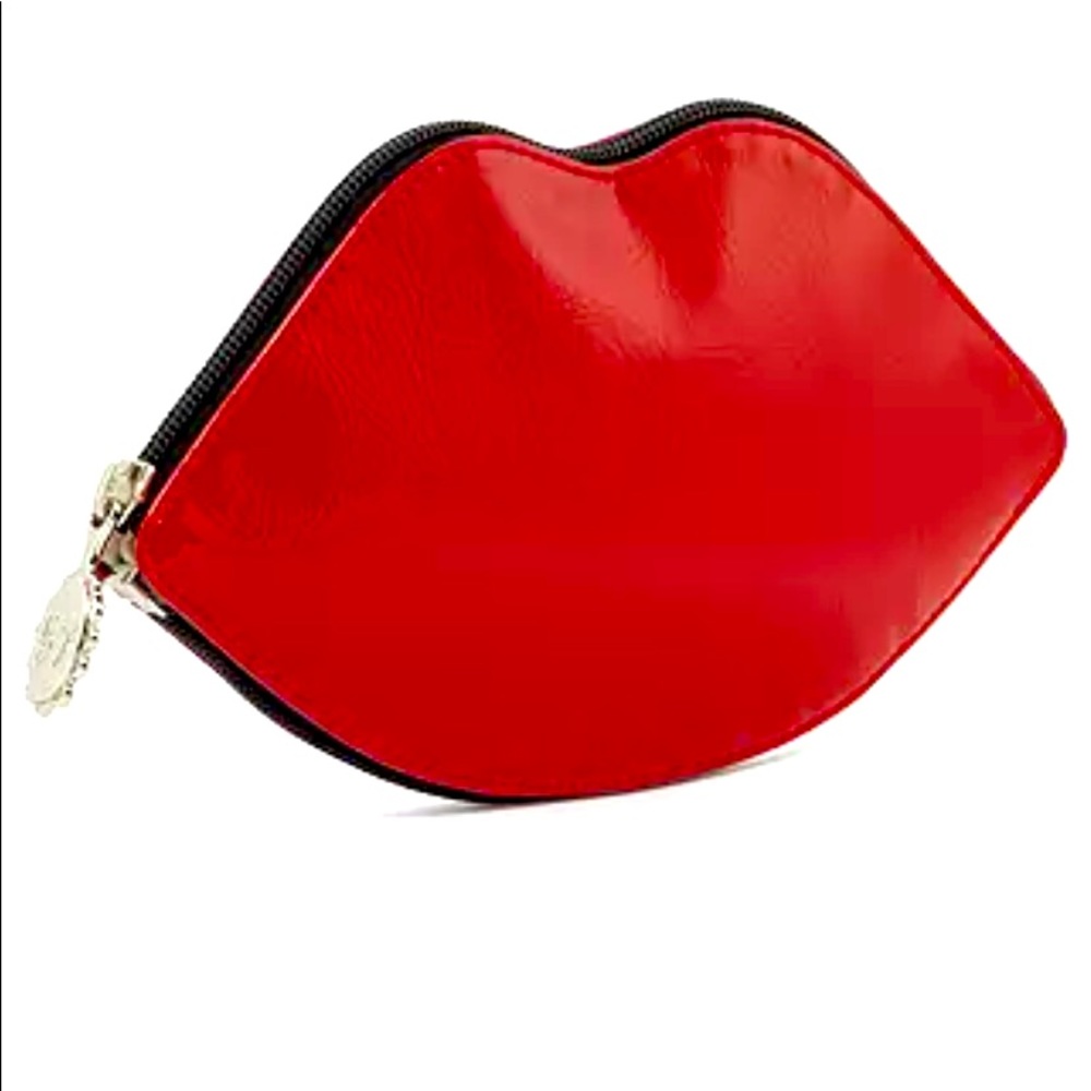 Lulu Guinness lip nylon tote
